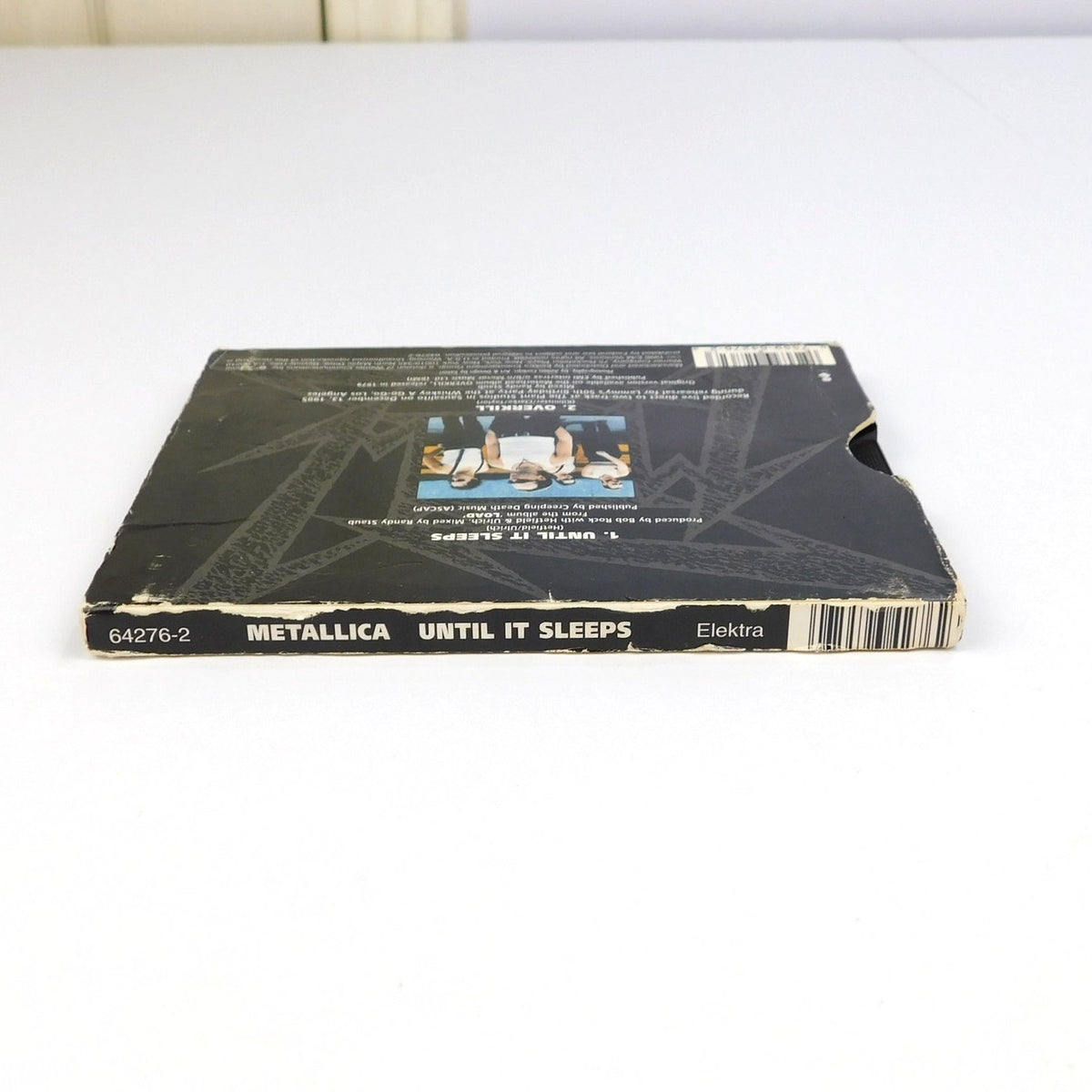 Metallica Until It Sleeps CD Single 1996 Elektra 64276-2 Overkill Live Tested