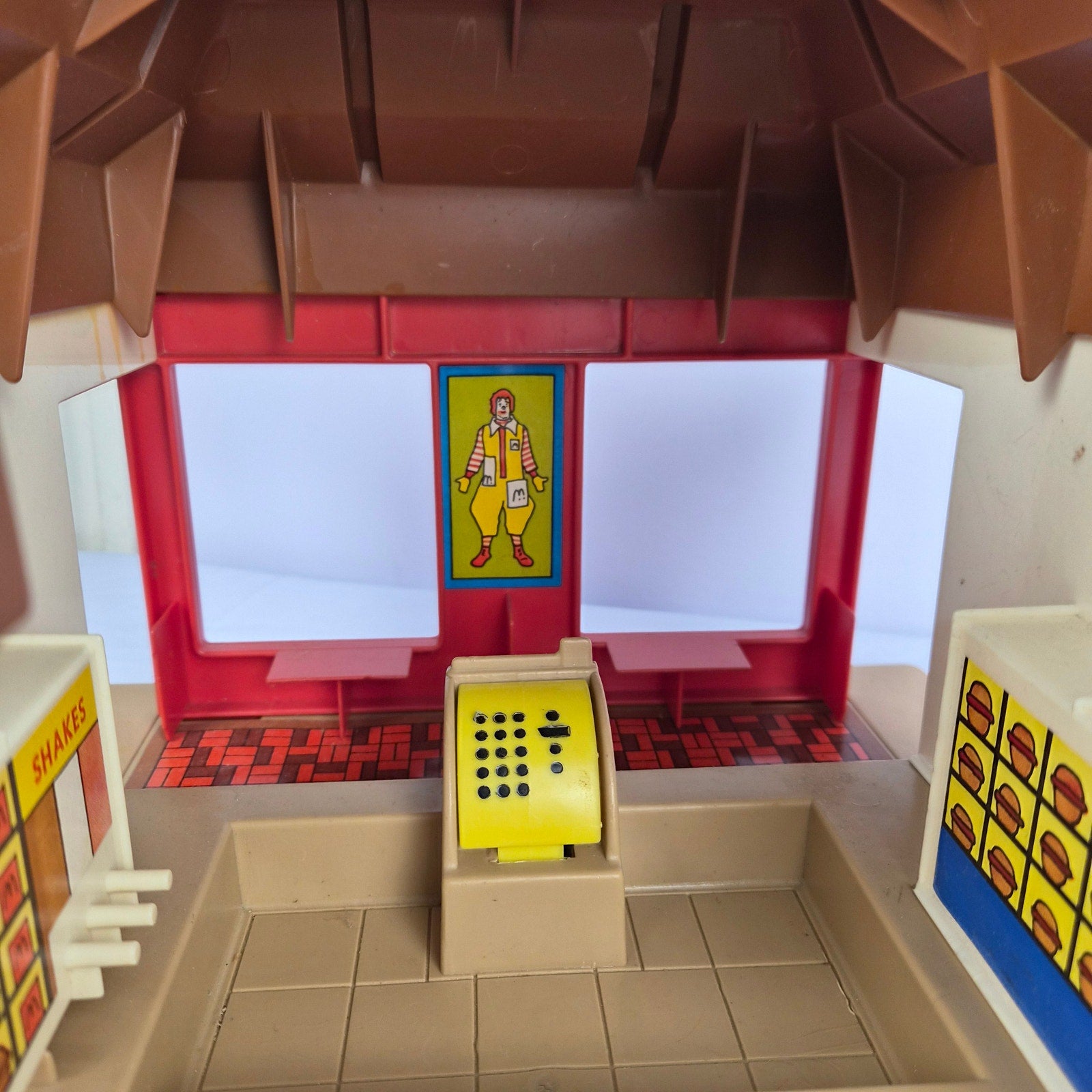 1981 Playskool McDonald's Restaurant Playset #431 Replacement Building