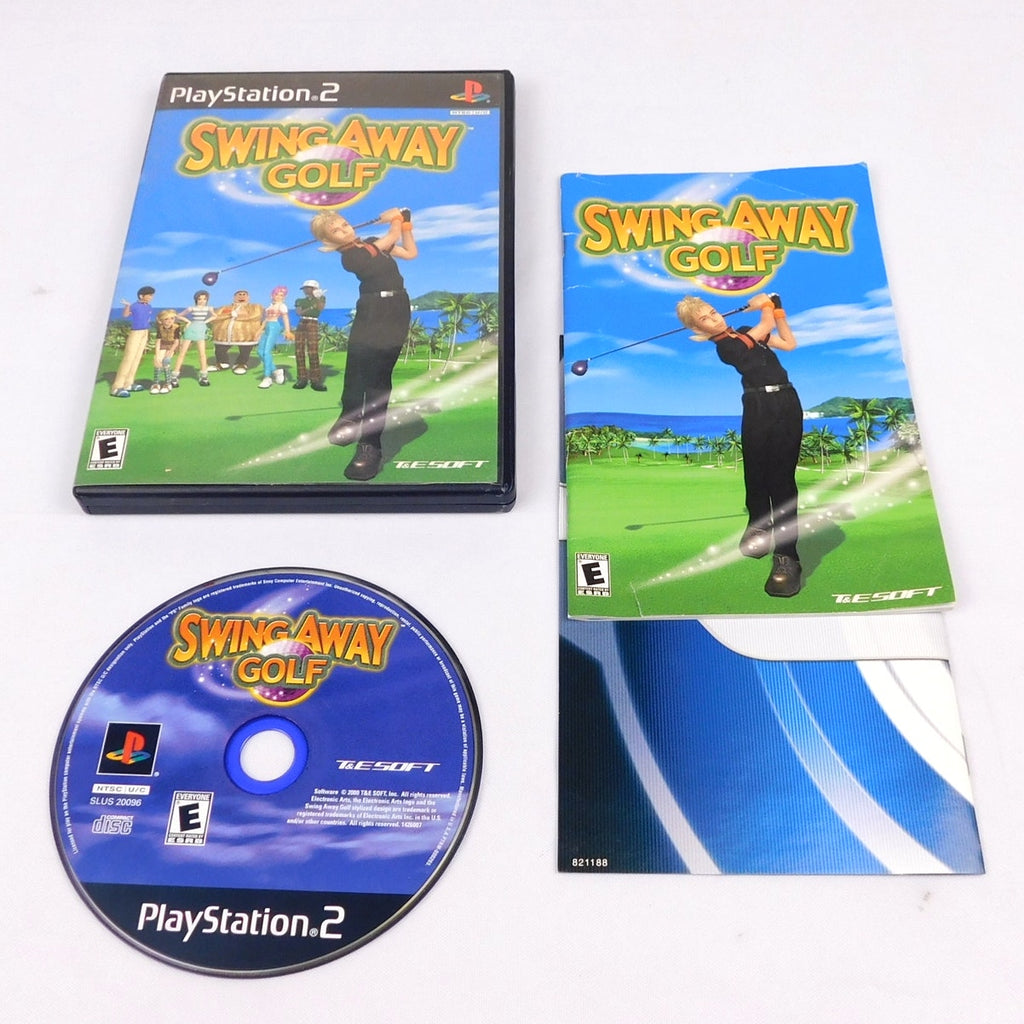 Swing Away Golf Sony Playstation 2 PS2 Complete CIB Tested Working