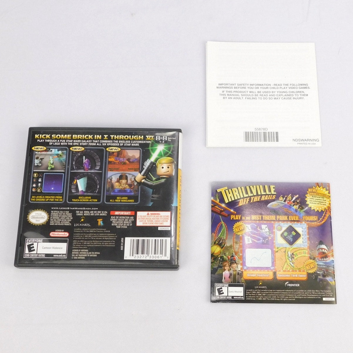 Lego Star Wars The Complete Saga Nintendo DS Complete CIB Tested 2007