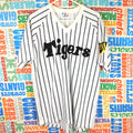 90s NPB Hanshin Tigers Japanese Baseball Jersey - Size L
