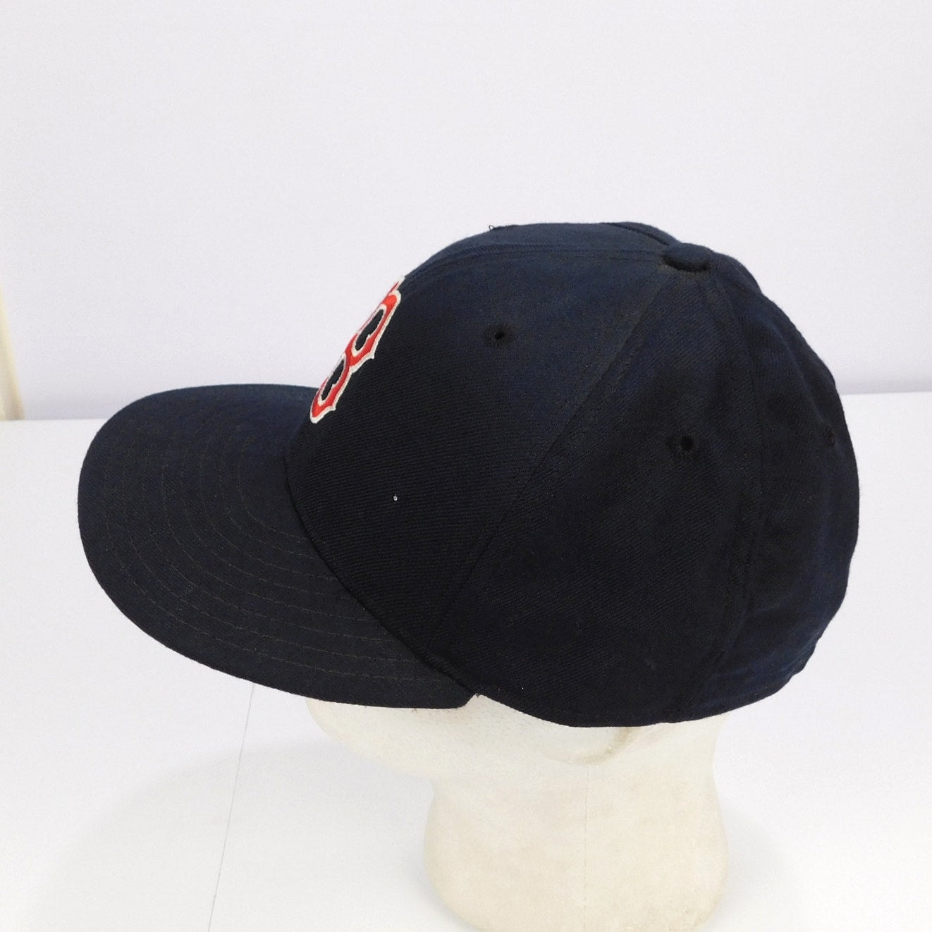 Vintage Boston Red Sox Wool Fitted Hat 7 1/4 USA Factory Seconds MLB New Era 90s