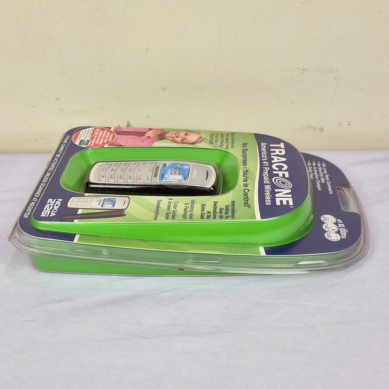 Nokia 2126i Tracfone Cell Phone New Factory Sealed 2006 Vintage