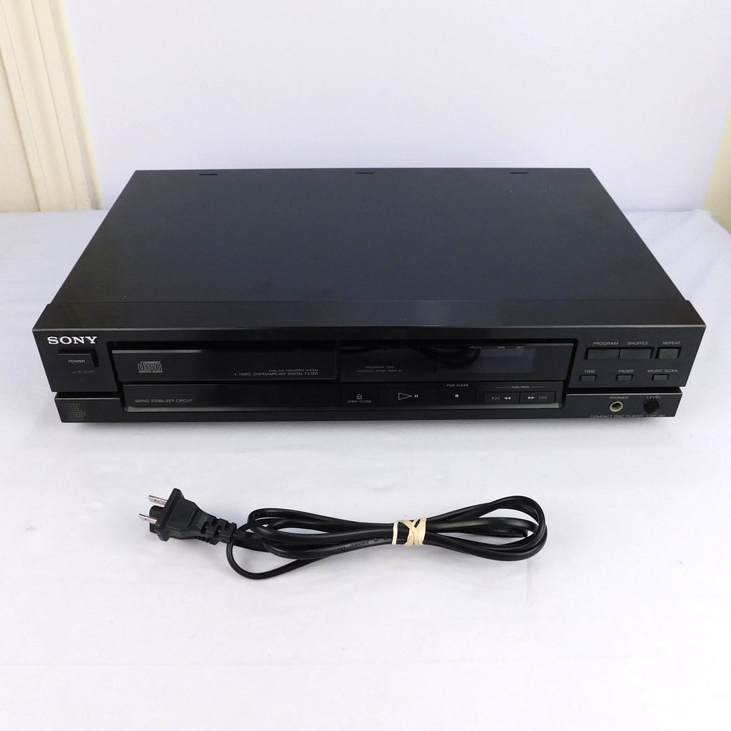 Sony CDP-190 CD Player Single Disc Fully Tested Serviced Vintage 1989 Japan