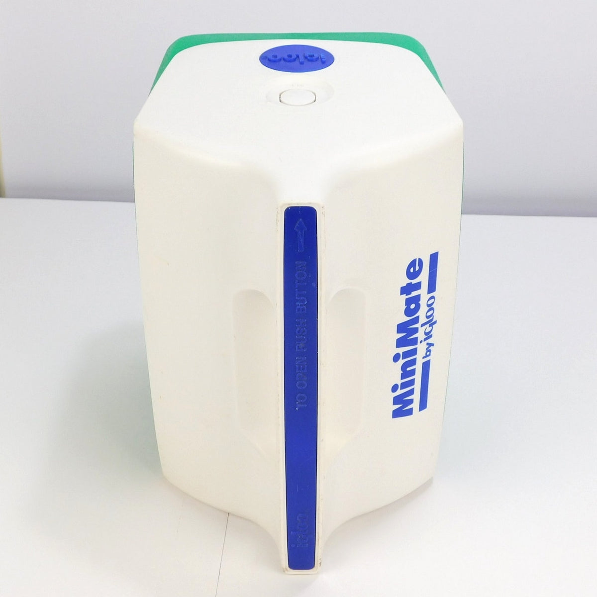 Vintage 1993 Igloo MiniMate Cooler Green White Blue 6 Can Lunch Box USA Made