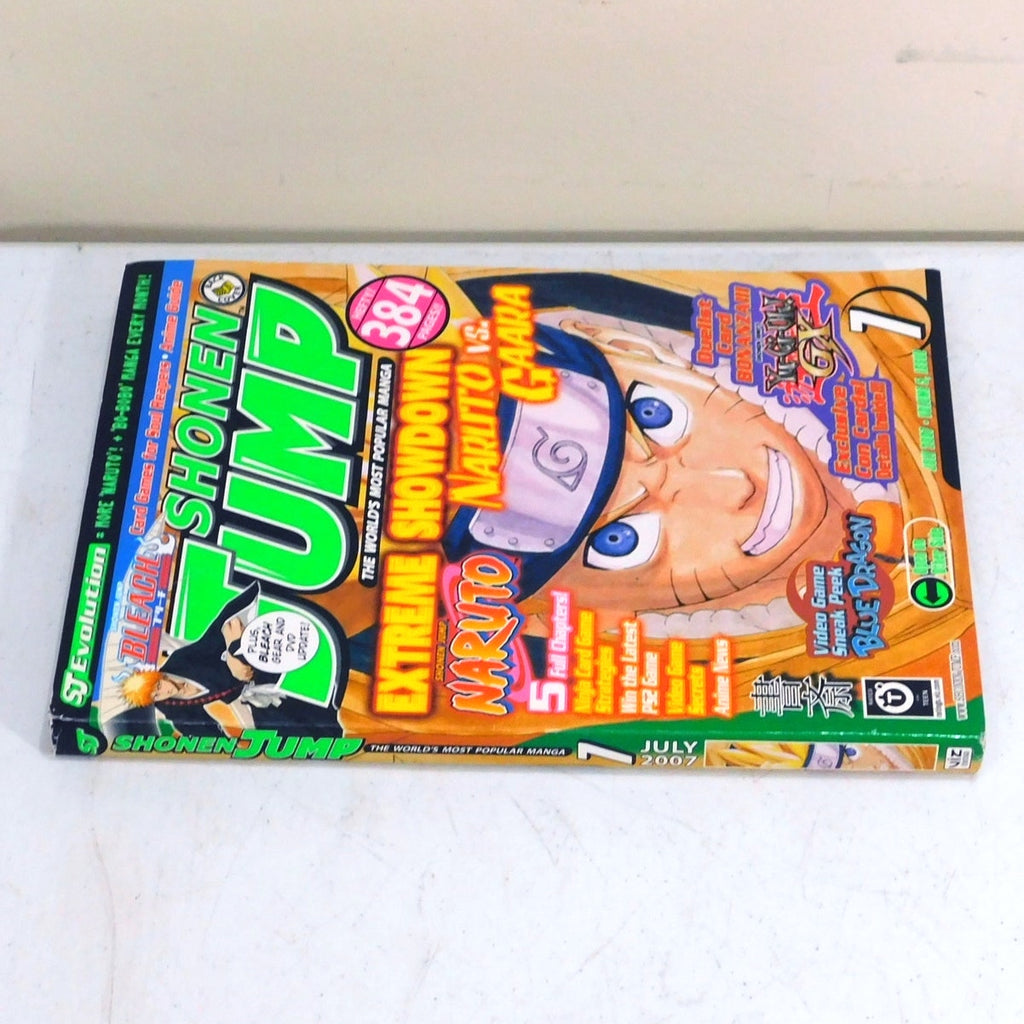 Shonen Jump Volume 5 Issue 7 July 2007 Naruto Cover Manga Comics Anime