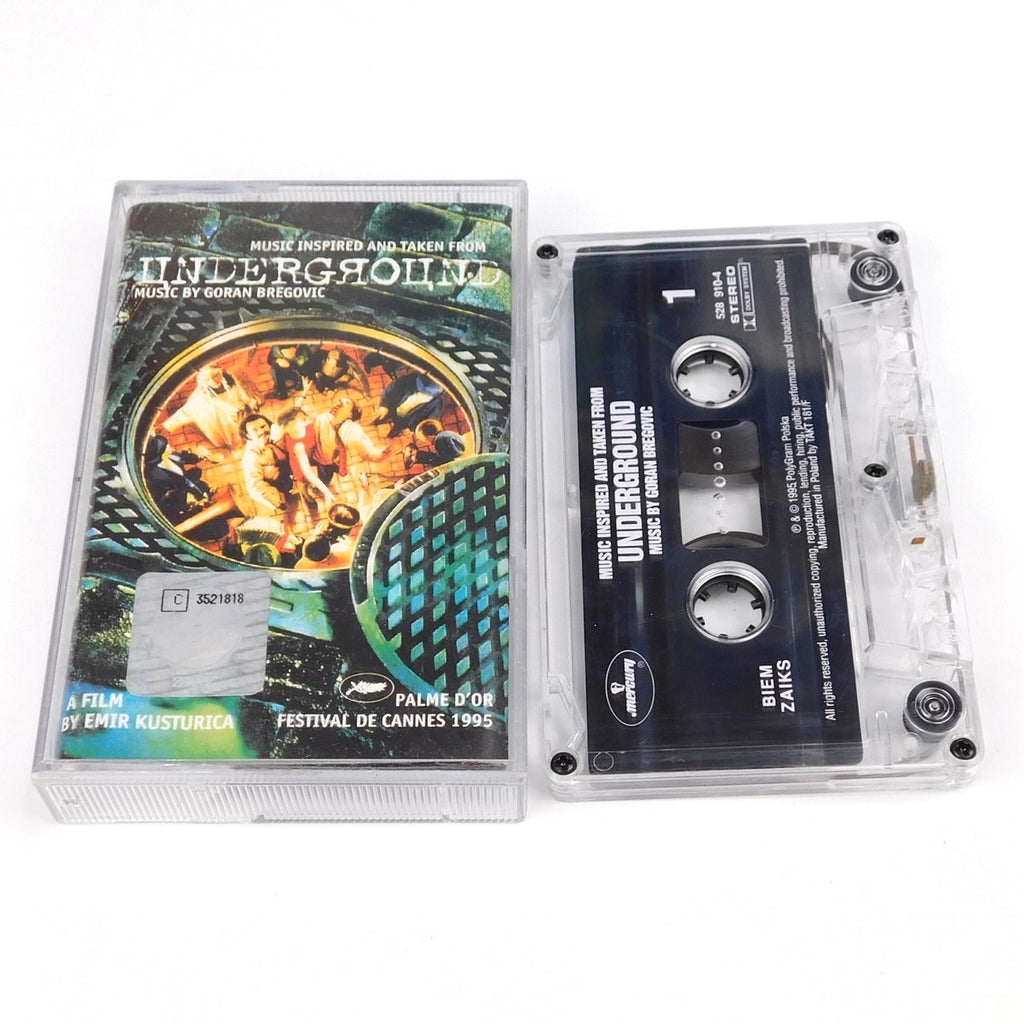Underground Motion Picture Soundtrack Cassette 1995 Tested Goran Bregovic