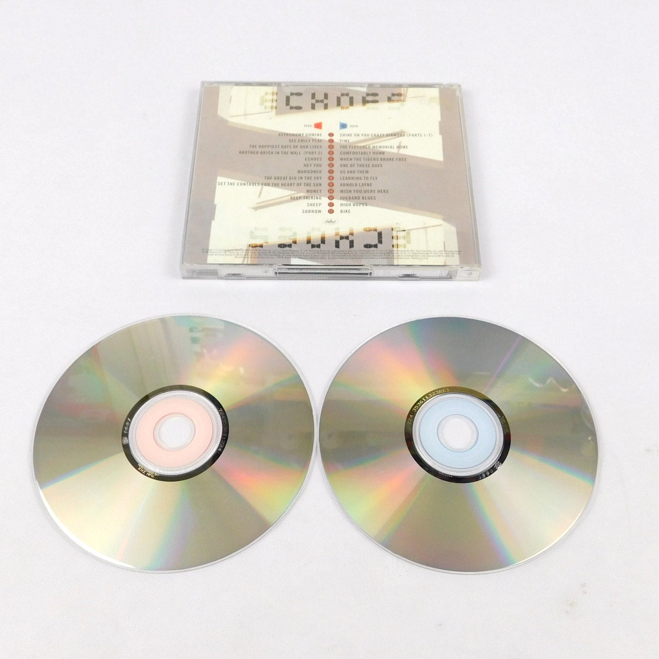 Echoes The Best Of Pink Floyd CD 2 Discs Tested 2001 Capitol Records