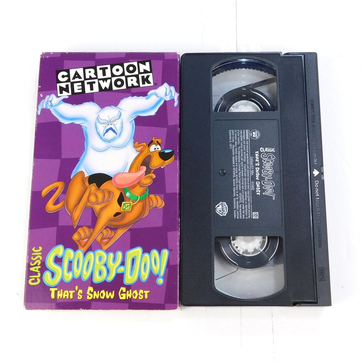 Scooby Doo That's Snow Ghost VHS 1998 Cartoon Network Classic Hanna Barbera
