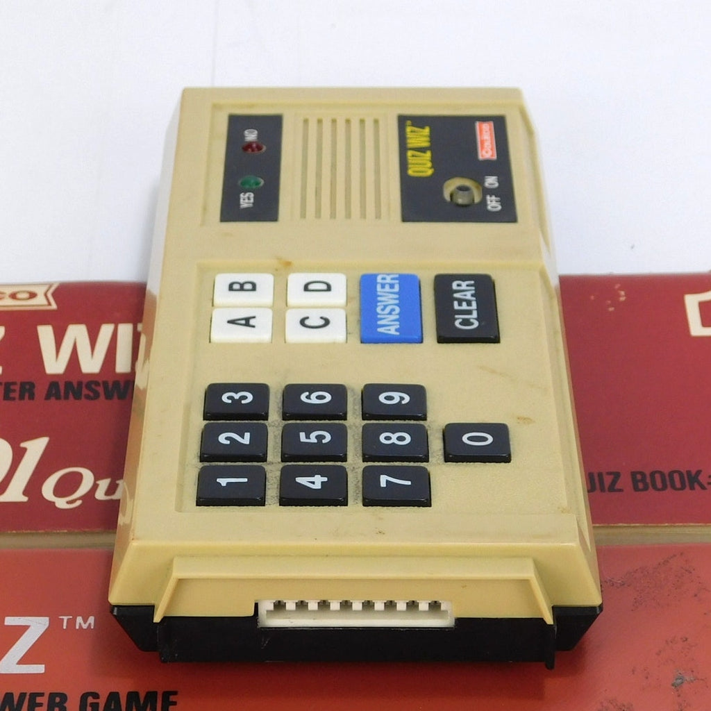 Vintage Coleco Quiz Wiz Electronic Trivia Game 1001 Questions Book 1 Tested