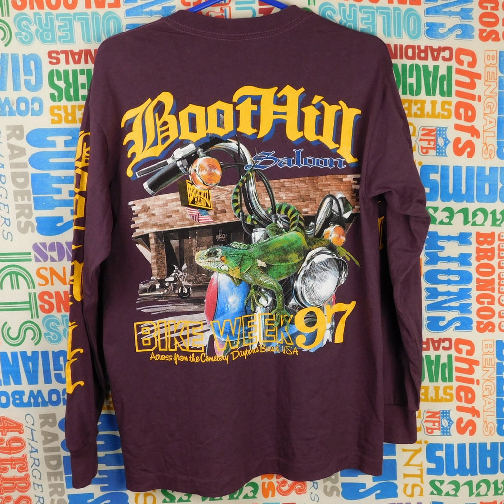 Boot Hill Saloon Daytona Bike Week 1997 Long Sleeve Tee - Size M