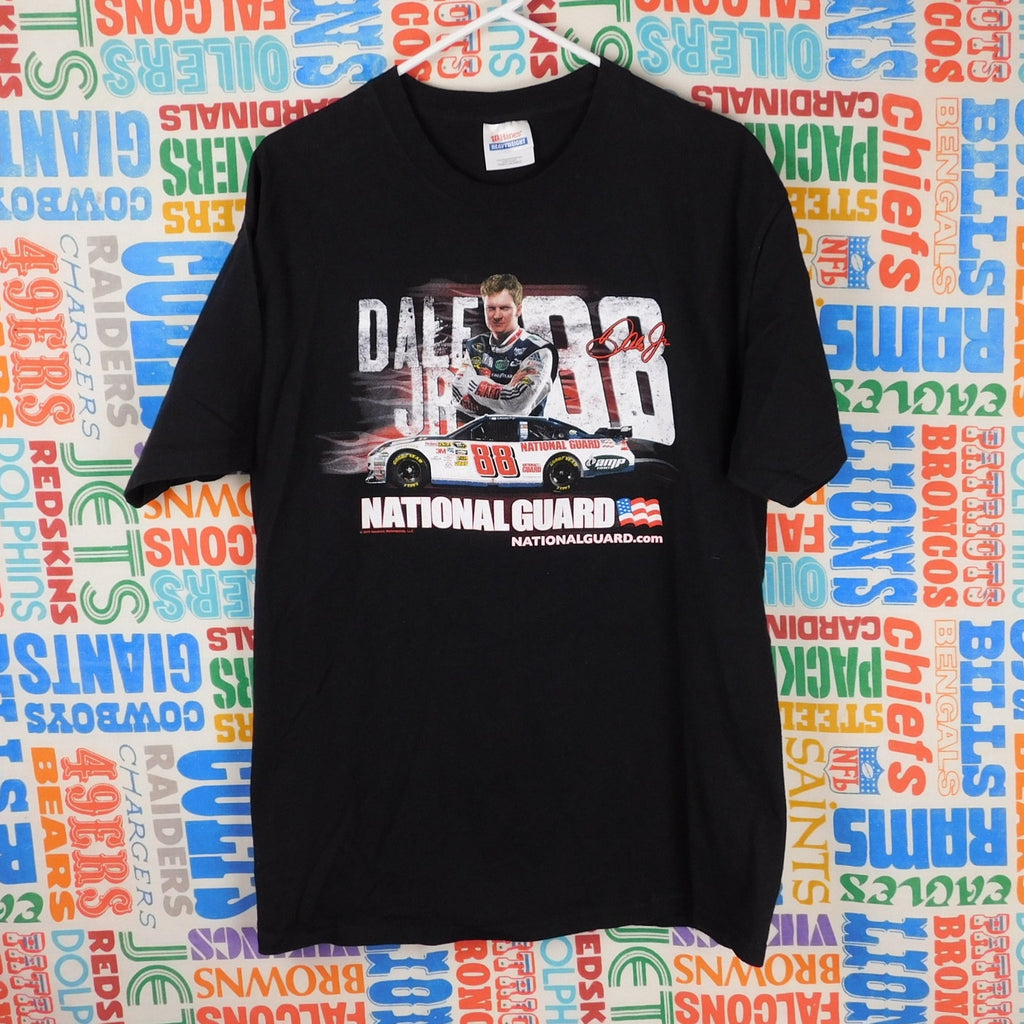 2010 Dale Earnhardt Jr National Guard NASCAR T Shirt - Size L