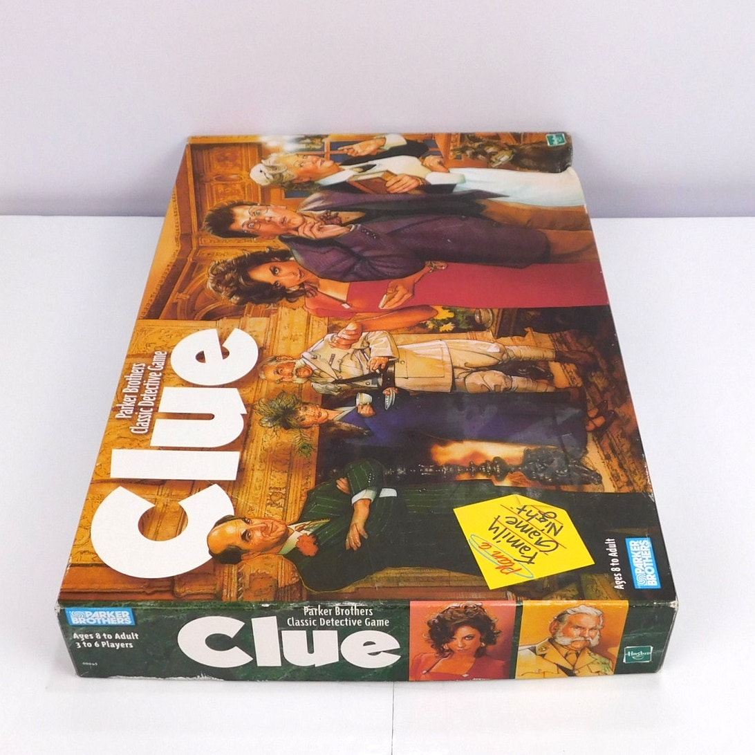1998 Parker Brothers Clue Classic Detective Board Game Complete CIB