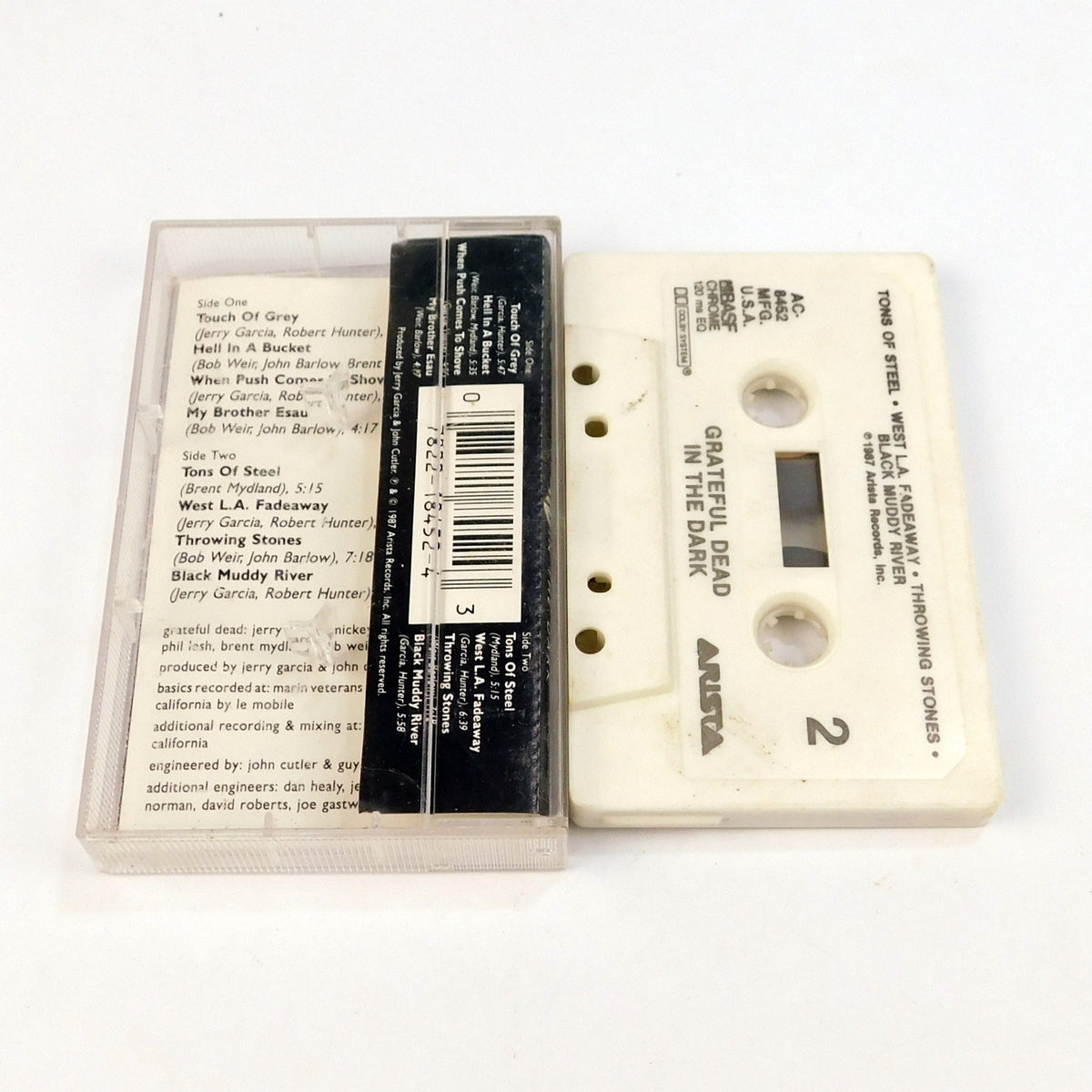 Grateful Dead In The Dark Cassette Tested 1987 Arista Records AC-8452