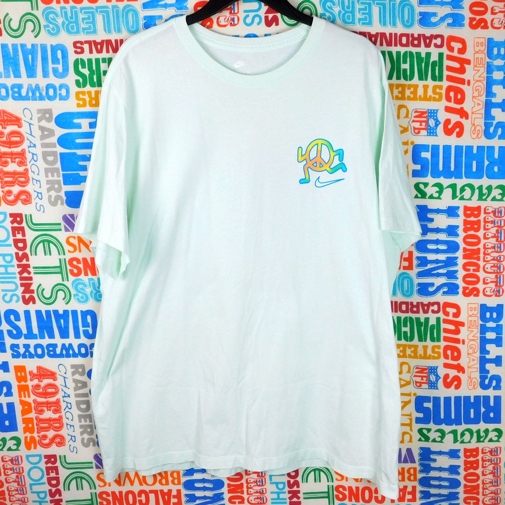 Nike Peace And Love T Shirt - Size 2XL (minor flaws)