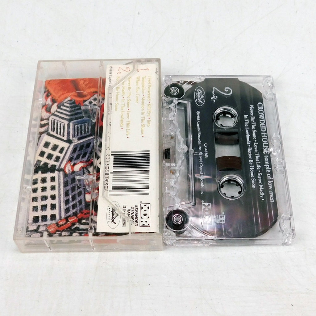 Crowded House Temple Of Low Men Cassette 1988 Tested Capitol Records C4-48763