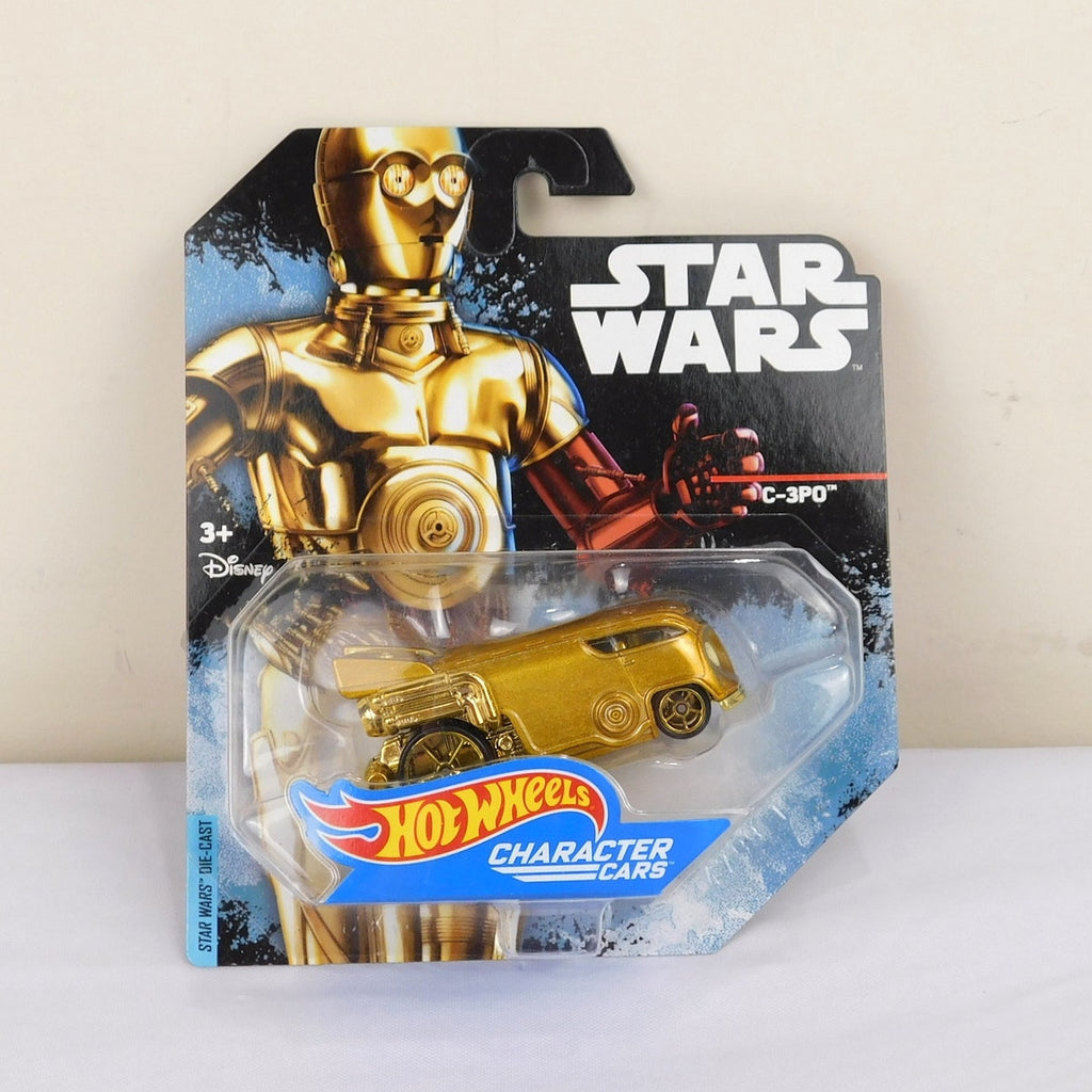 Star Wars C-3PO Hot Wheels Character Cars Diecast 2014 New Sealed 1/64