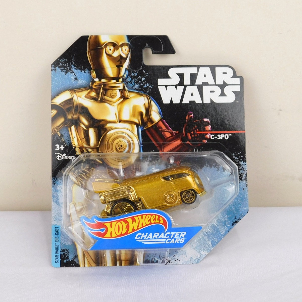 Star Wars C-3PO Hot Wheels Character Cars Diecast 2014 New Sealed 1/64
