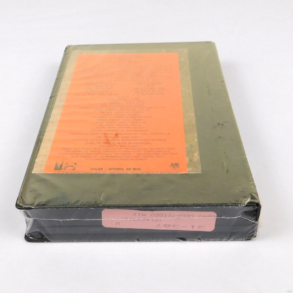 UB40 CCCP The Video Mix 1987 VHS Tape Former Rental Resealed Live In Russia