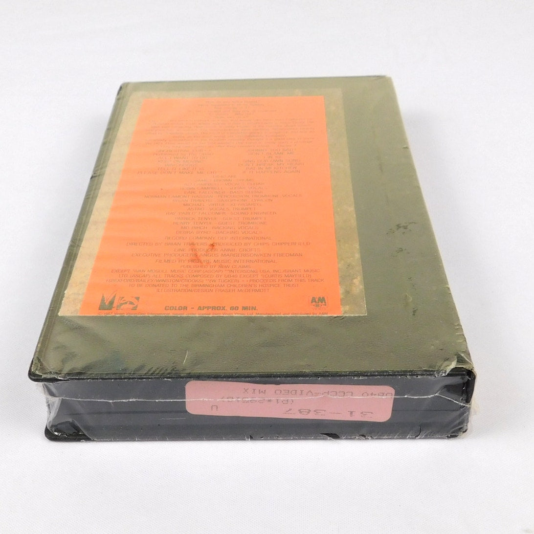 UB40 CCCP The Video Mix 1987 VHS Tape Former Rental Resealed Live In Russia