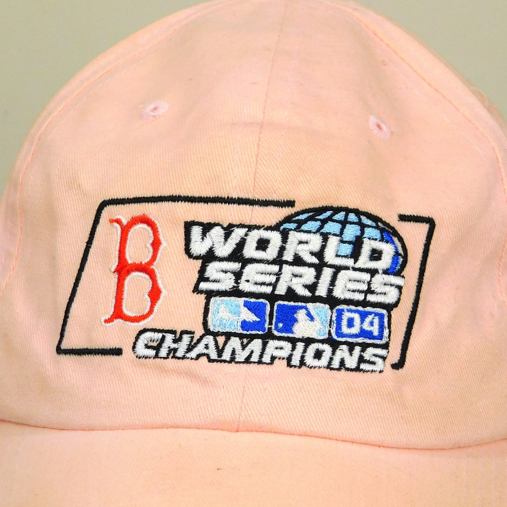 Boston Red Sox 2004 World Series Champs Pink Hat - Adjustable
