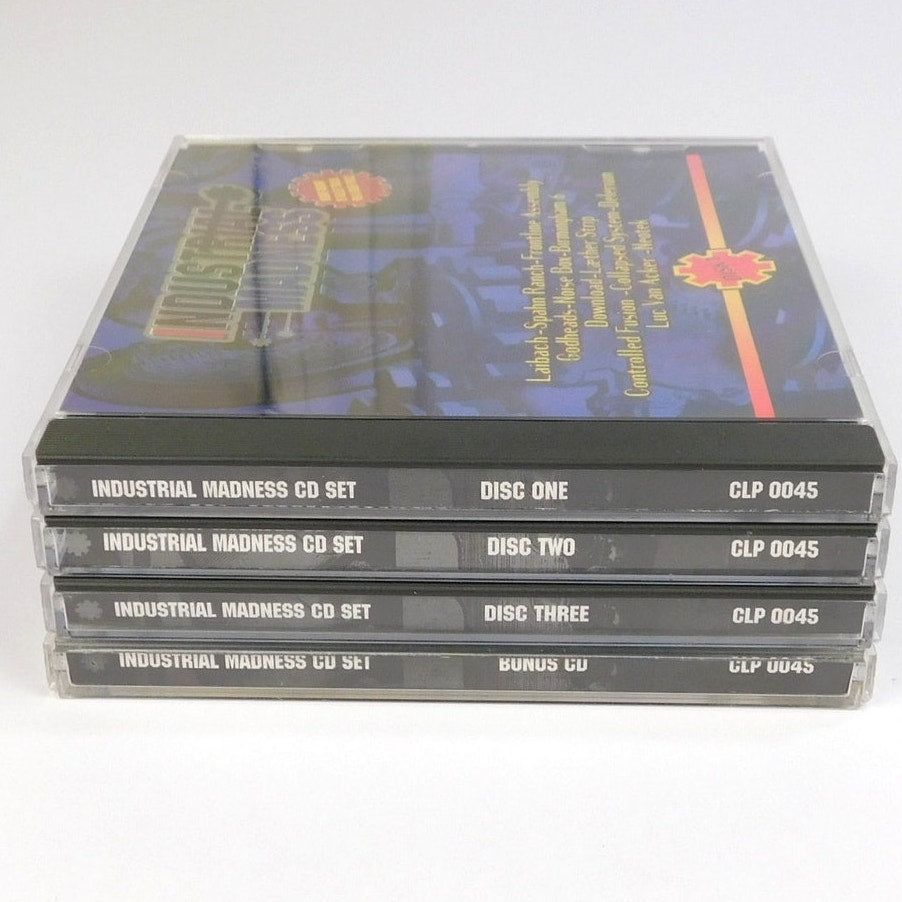 Industrial Madness 4 CD Set 1997 Cleopatra Die Krupps Isolation Bonus Disc