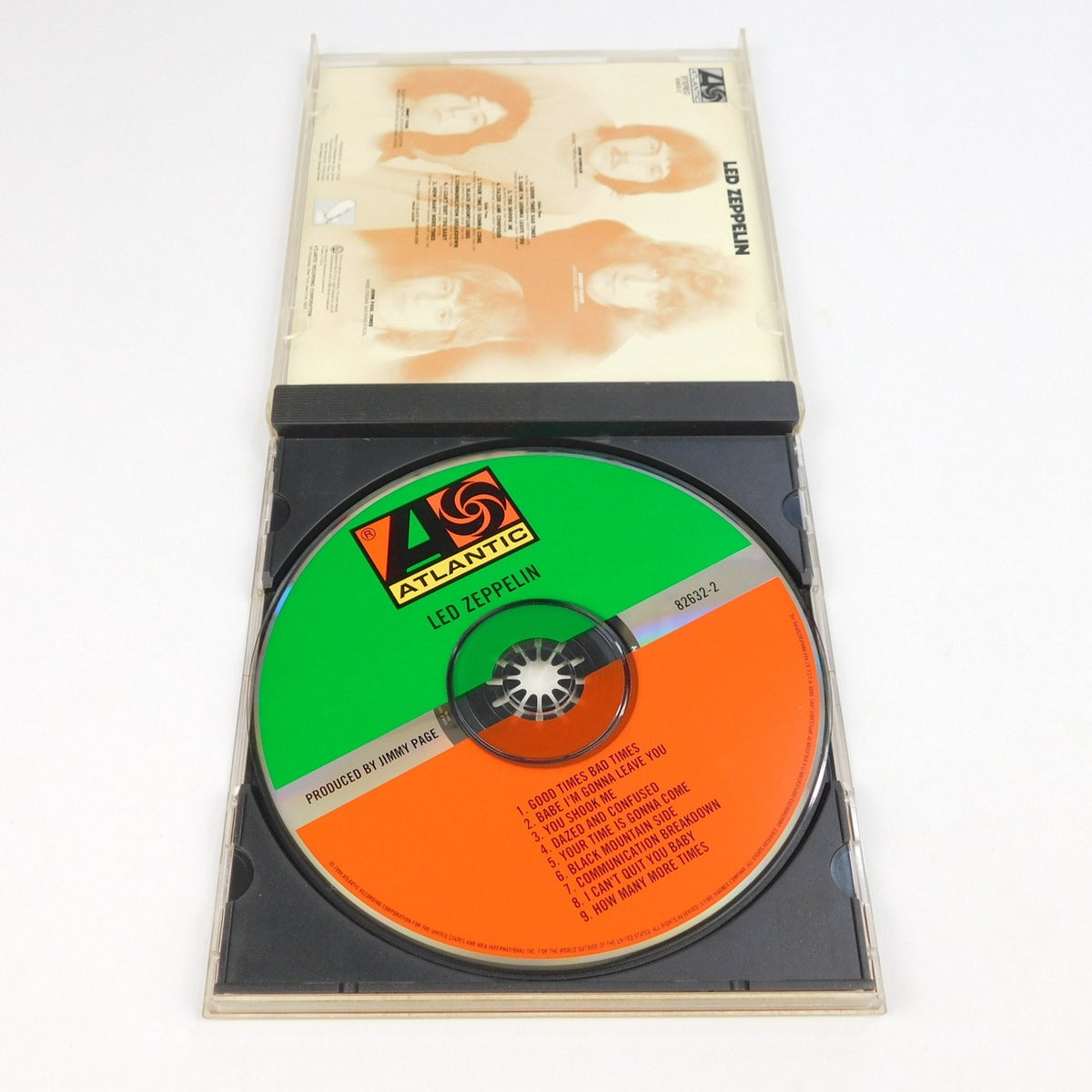 Led Zeppelin I CD 1994 Tested Atlantic 82632-2 Jimmy Page Remaster Classic Rock