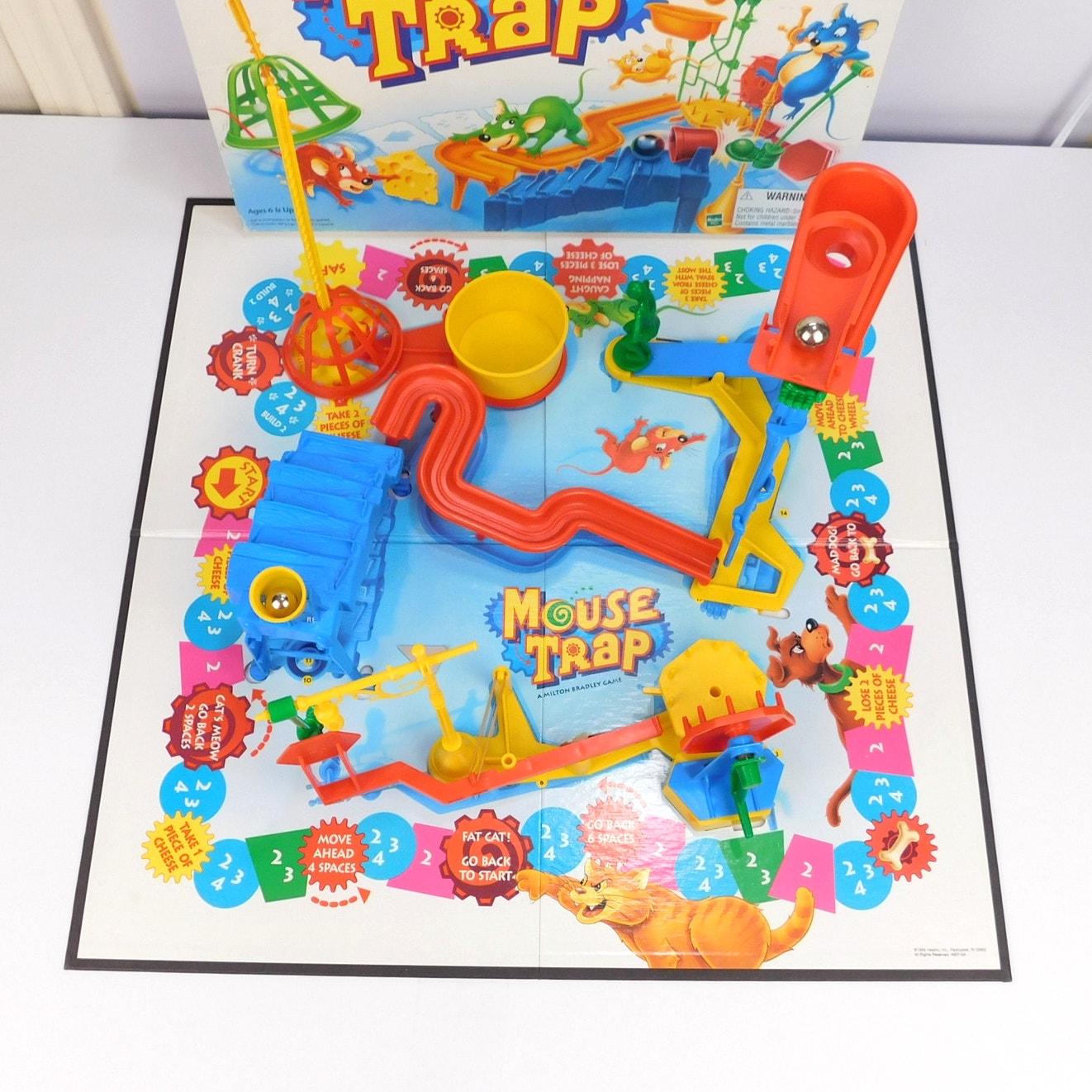 1999 Mouse Trap Milton Bradley Board Game Complete CIB Instructions Vintage