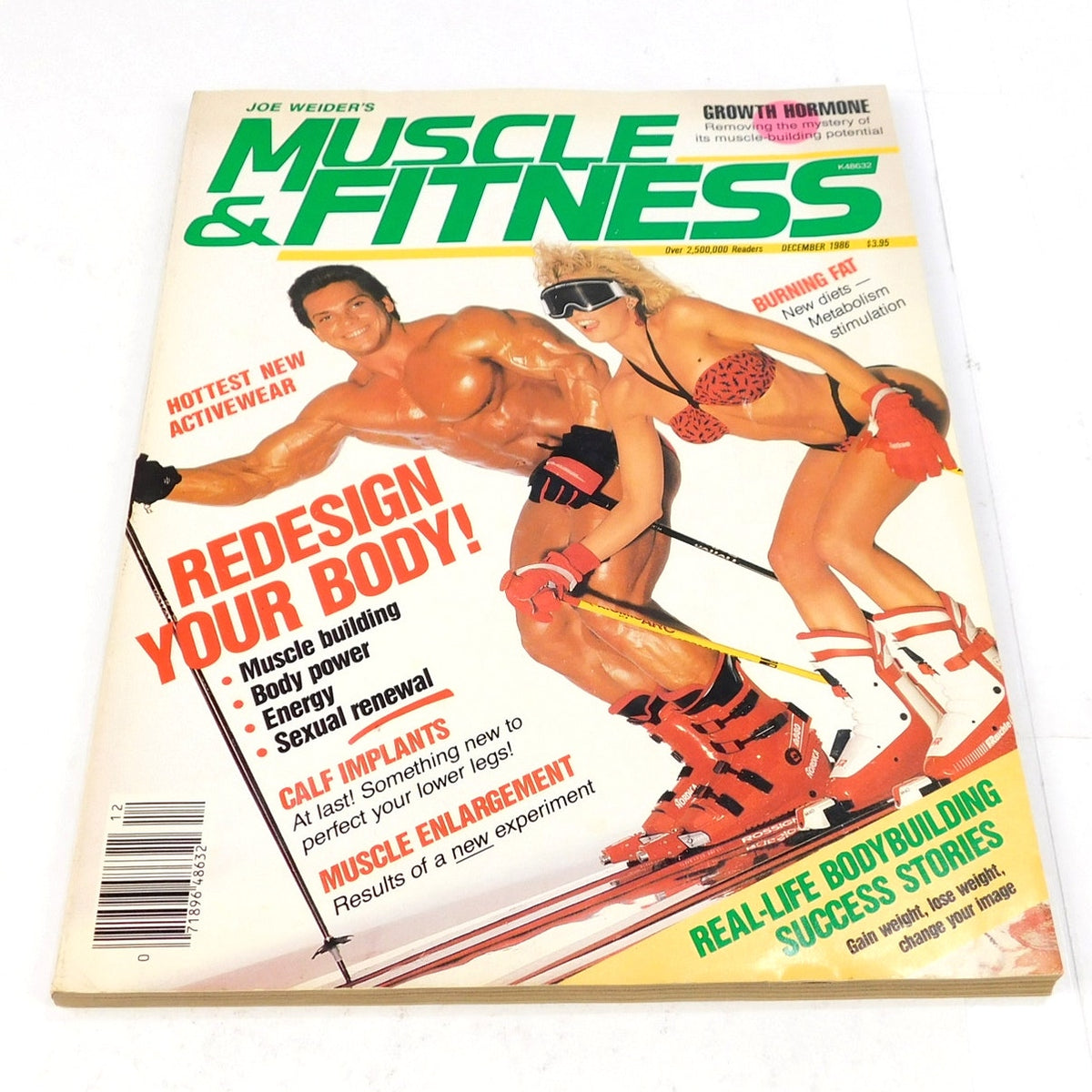 Muscle & Fitness December 1986 Rich Gaspari Jane Chapluk Bodybuilding Magazine
