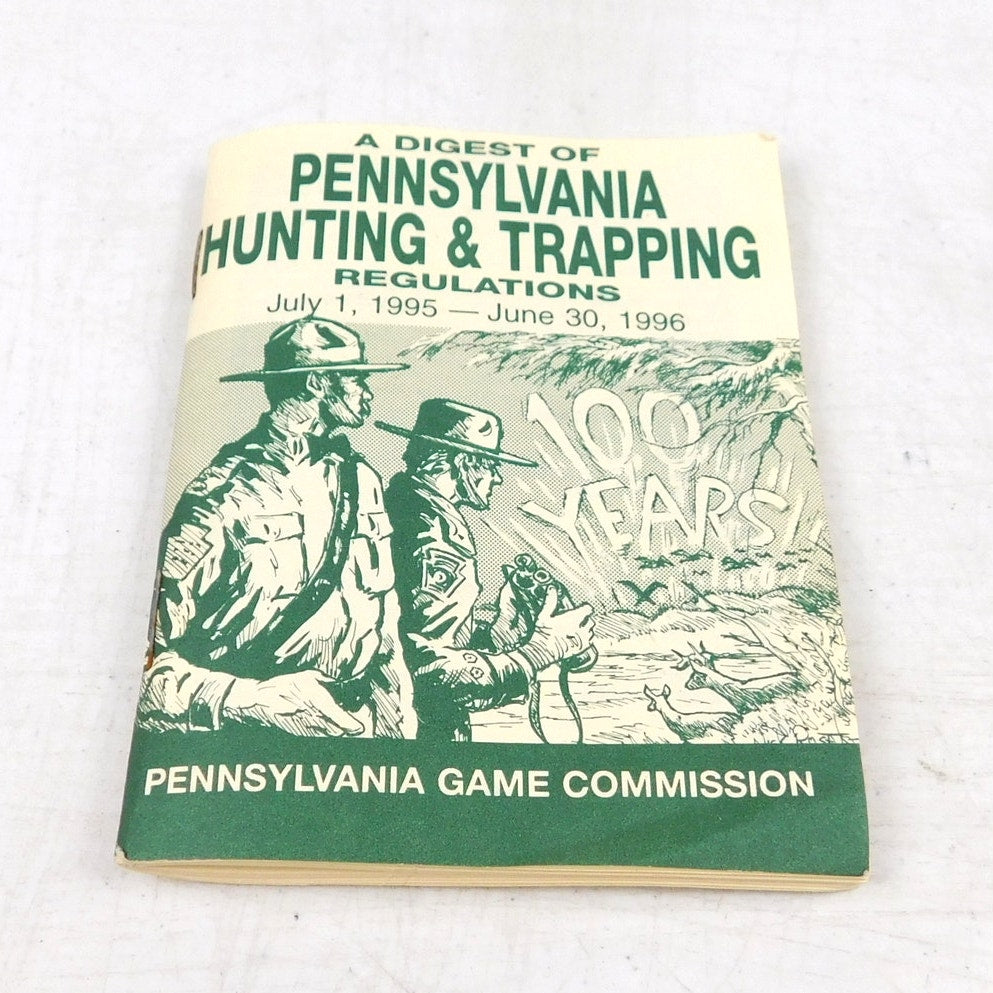 Pennsylvania Game Commission Hunting & Trapping Regulations Digest 1995-1996