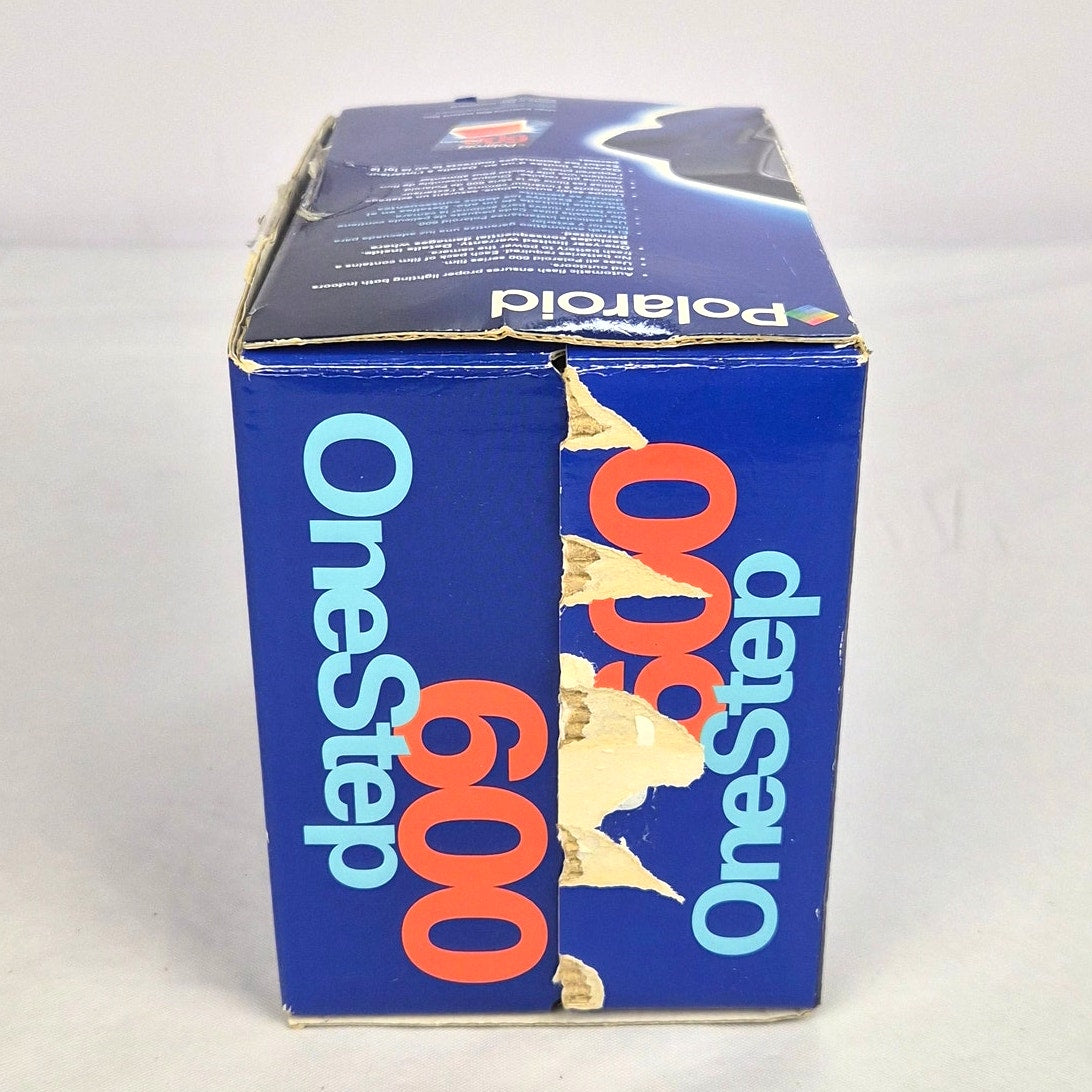 Polaroid 600 OneStep Instant Film Camera Tested Complete w/ Manual New Open Box
