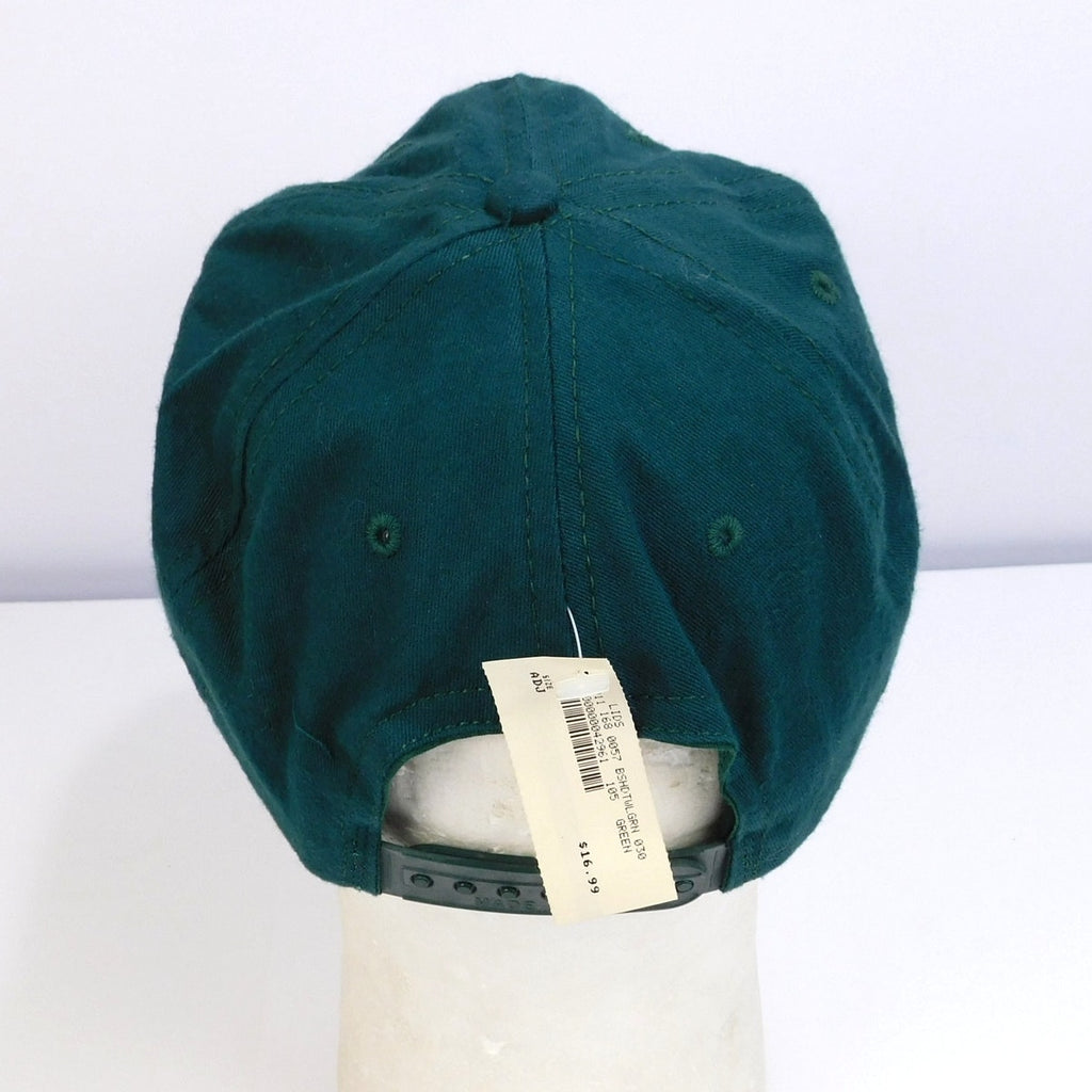 Vintage 90s Lids Nothing But The Best Snapback Green Suede Brim USA Made NWT