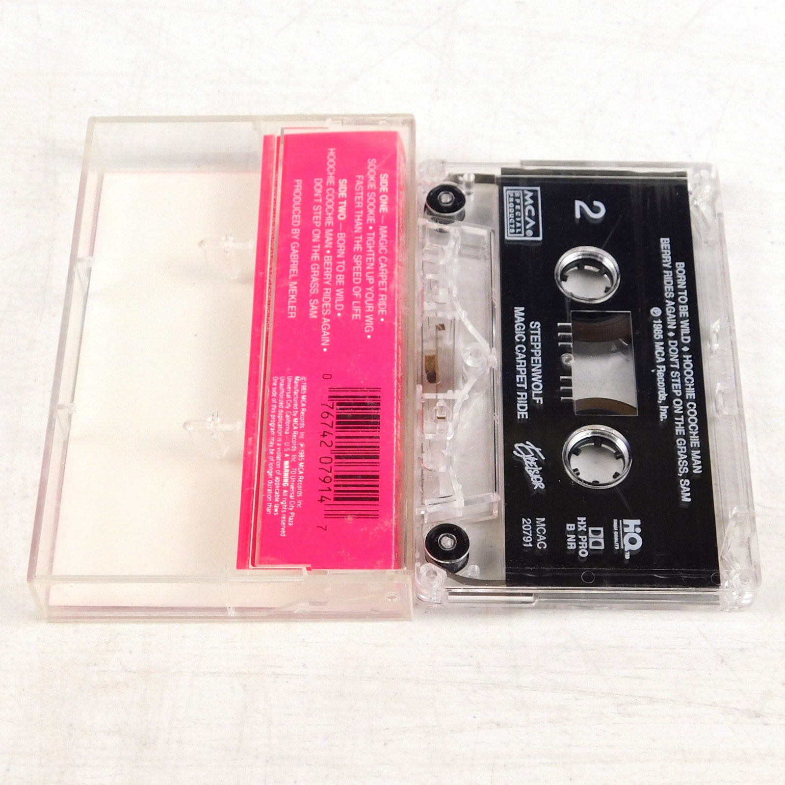 Steppenwolf Magic Carpet Ride Cassette Tested 1985 MCA Records MCAC 20791
