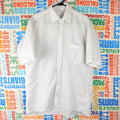 Vintage Christian Dior Shirt Mens L 15.5 Striped Short Sleeve Button Up 70s 80s