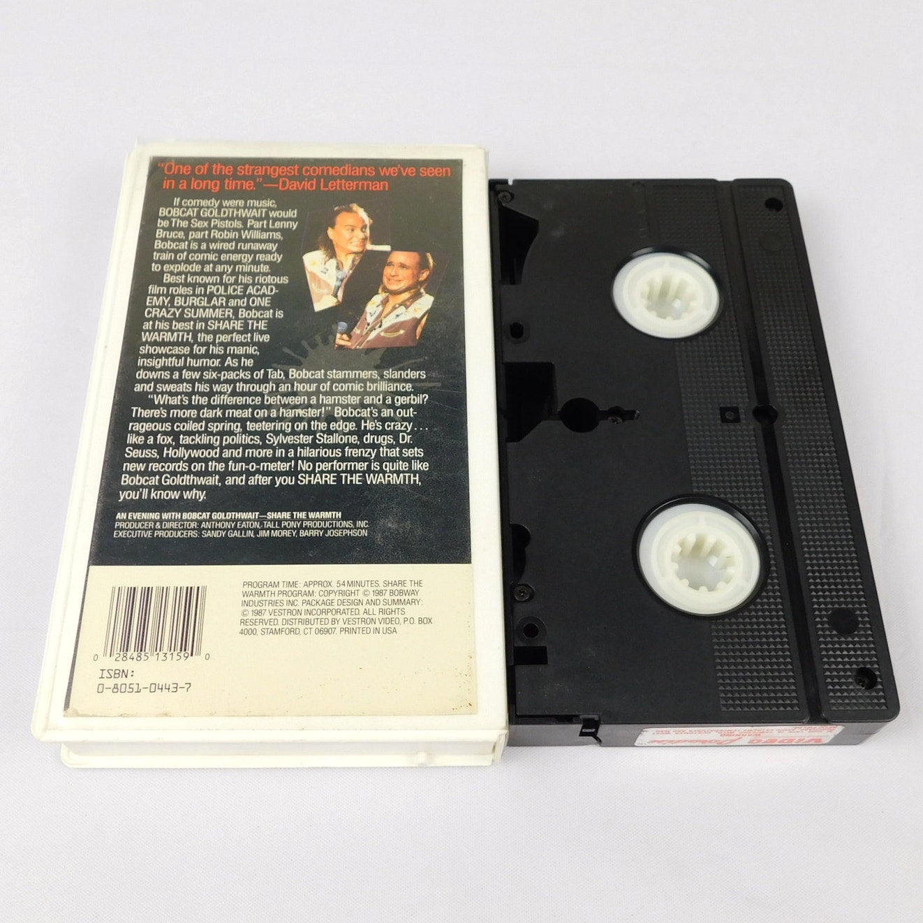 Bobcat Goldthwait Share The Warmth VHS Comedy Stand Up 1987 Former Rental