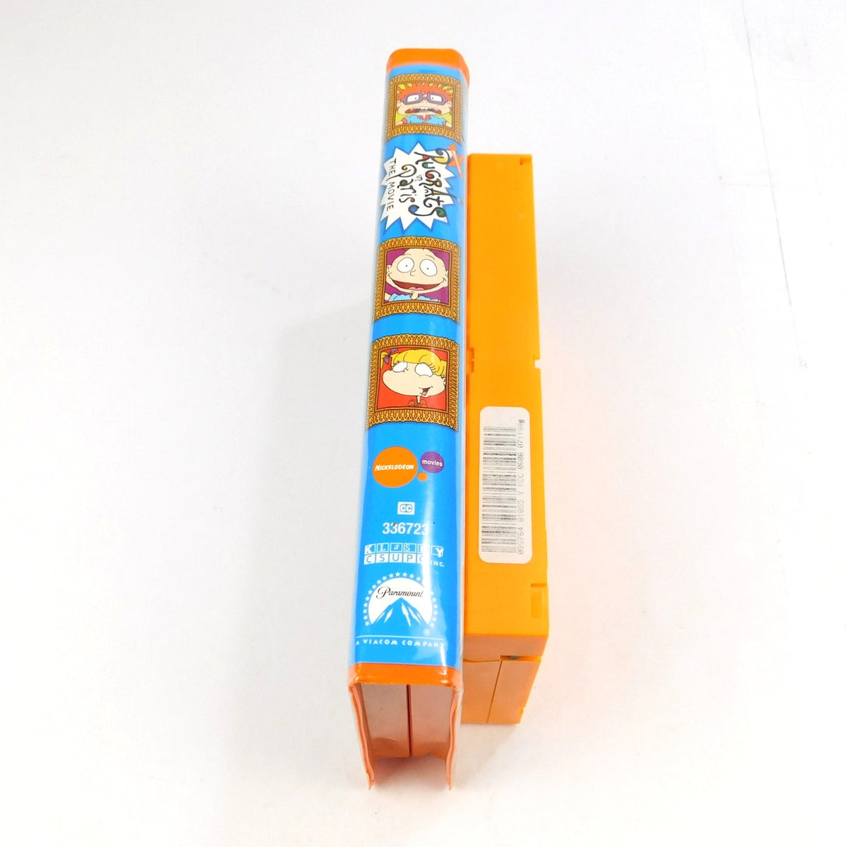 Rugrats In Paris VHS 2000 Tested Orange Cassette Clam Shell Nickelodeon