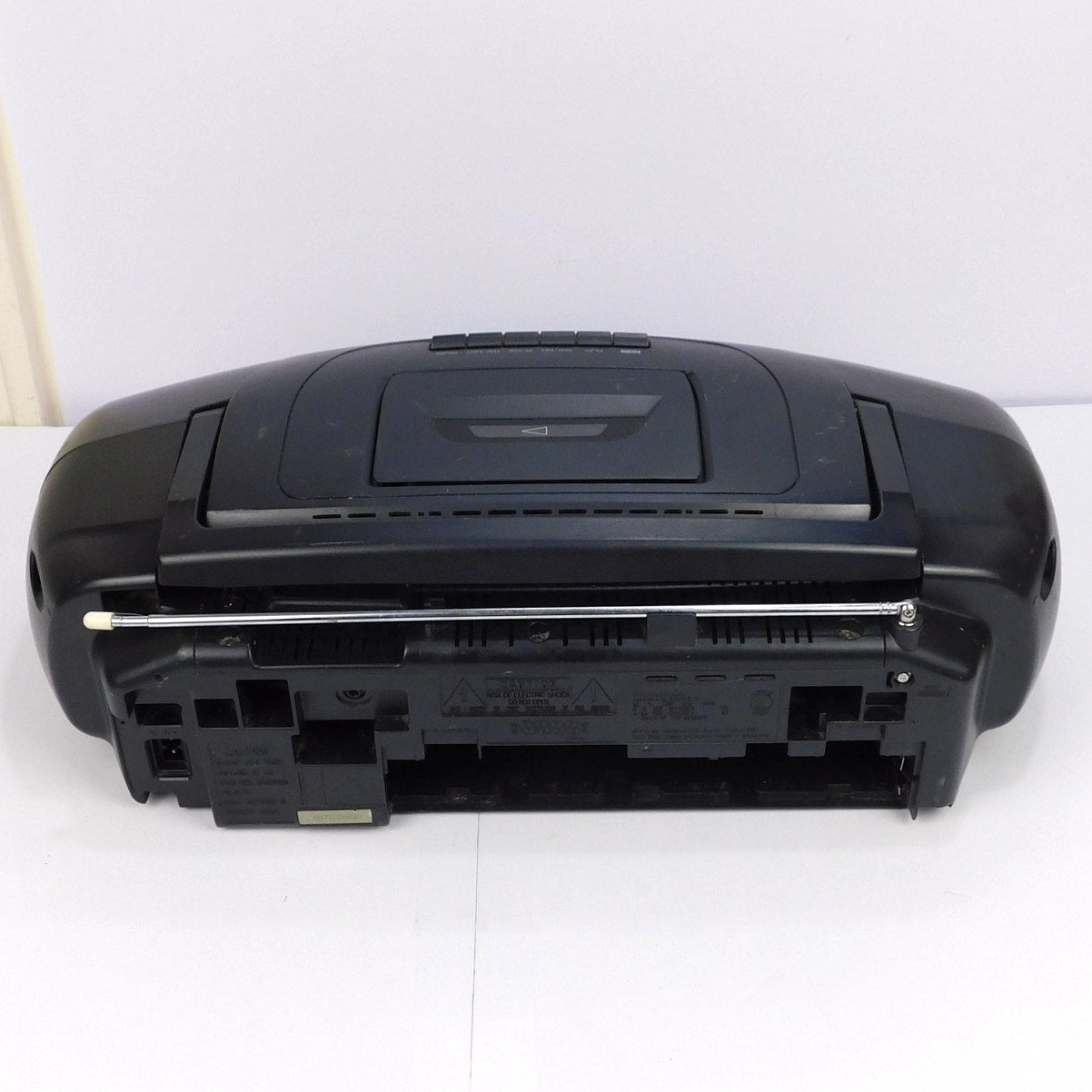 Panasonic RX-DS17 Portable Stereo Boombox CD Cassette Radio Front Loading Tested