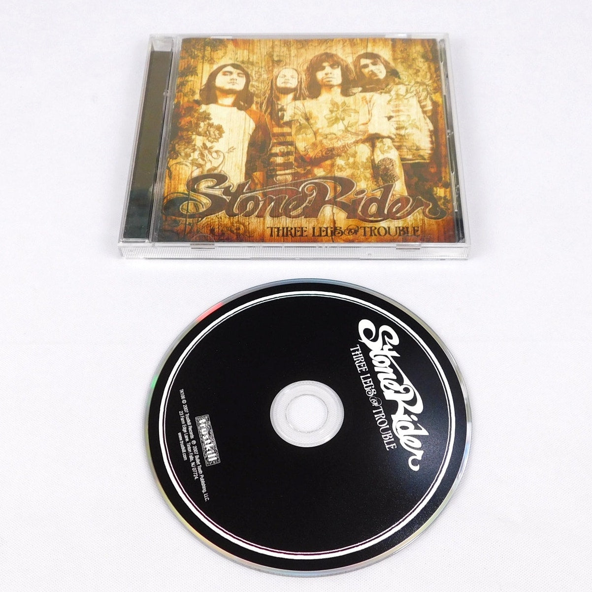 StoneRider Three Legs Of Trouble CD Tested 2007 Trustkill Records TK106