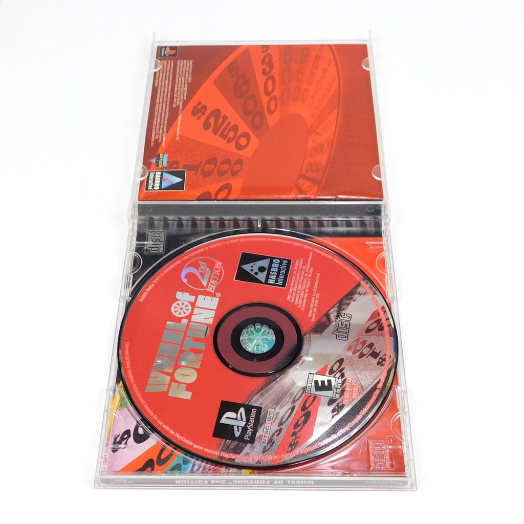 Wheel Of Fortune 2nd Edition Sony Playstation 1 PS1 Tested Complete CIB 2000