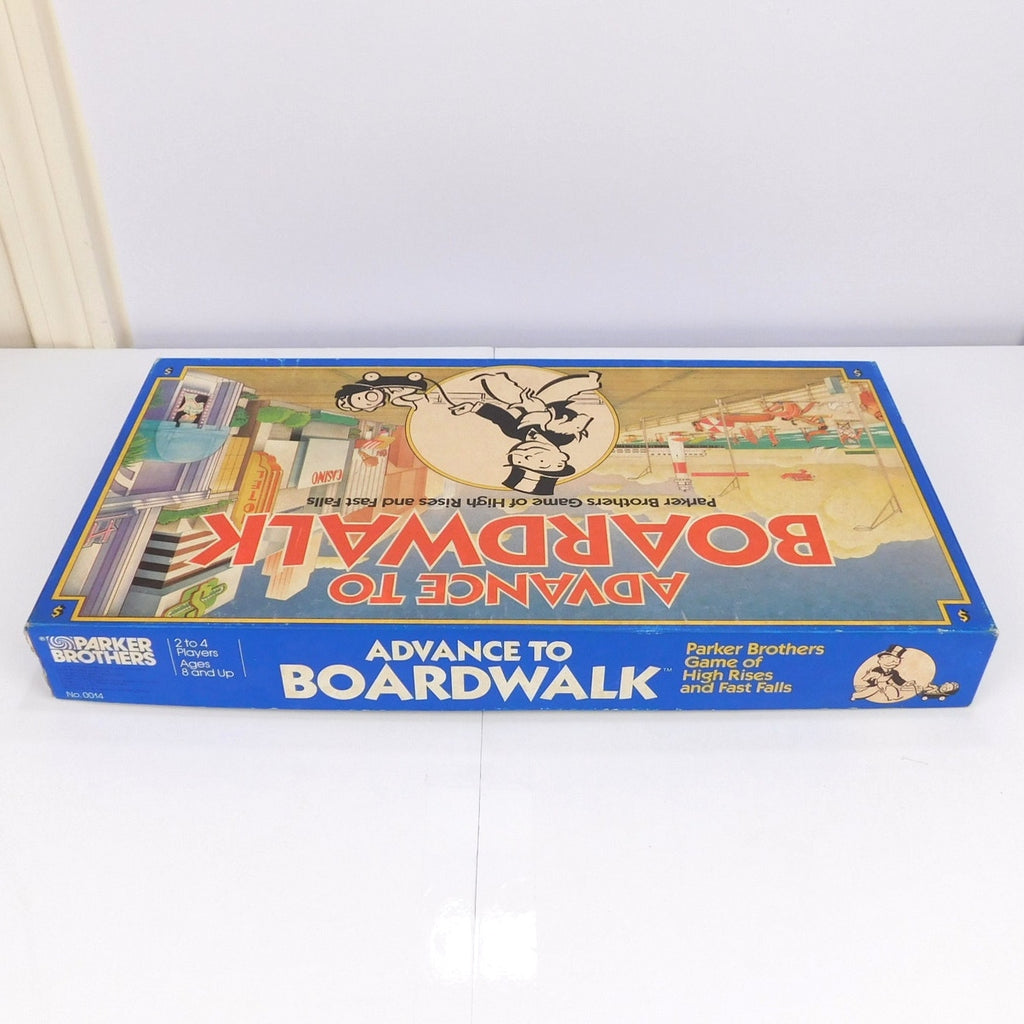 Vintage 1985 Advance to Boardwalk Parker Brothers Board Game Complete CIB