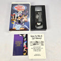Mickey's House Of Villains VHS 2002 Tested Disney Clamshell w/ Inserts