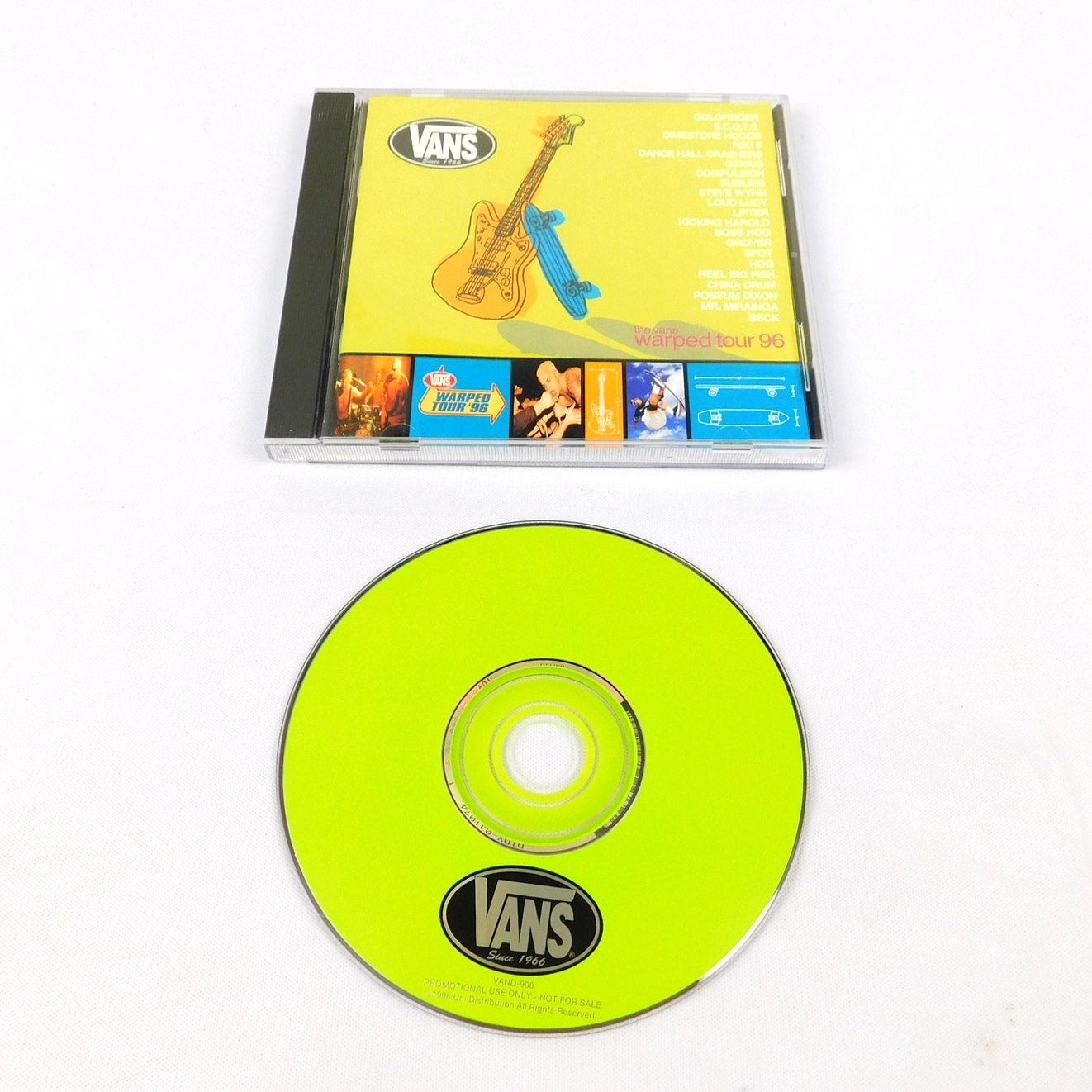 Vans Warped Tour 96 Promo CD Compilation 1996 Tested VAND-900 Sublime RBF