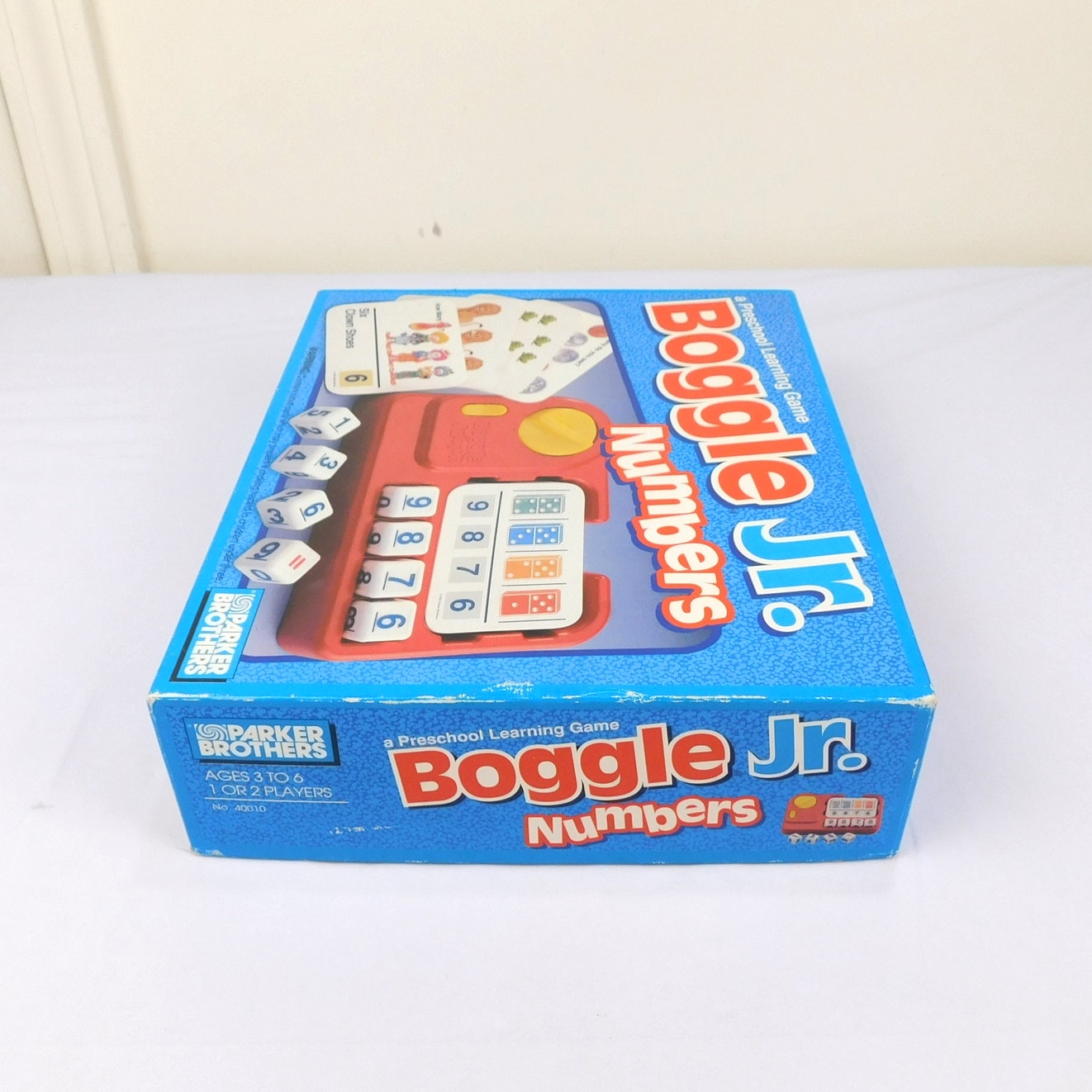 Boggle Jr Numbers Game Complete In Box Parker Brothers Vintage 1992