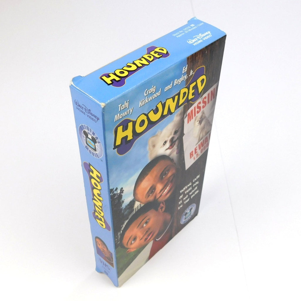 Hounded Disney Channel Original Movie VHS Tape 2002 Tahj Mowry DCOM Tested