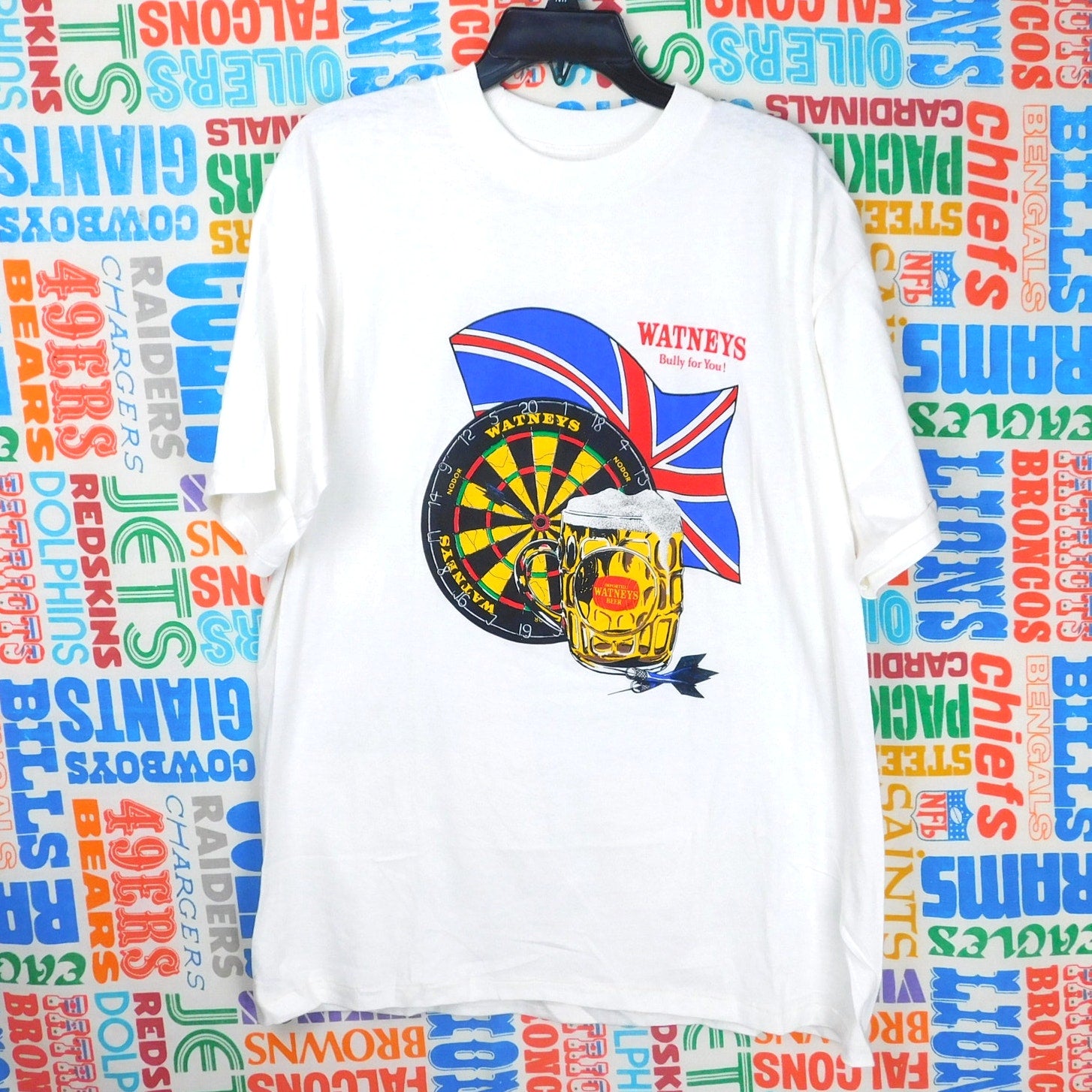90s Watney's Beer Graphic T Shirt - Size XL