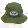 Vintage Walt Disney World Hockey Bucket Hat Mickey Mouse Green Nylon OSFA