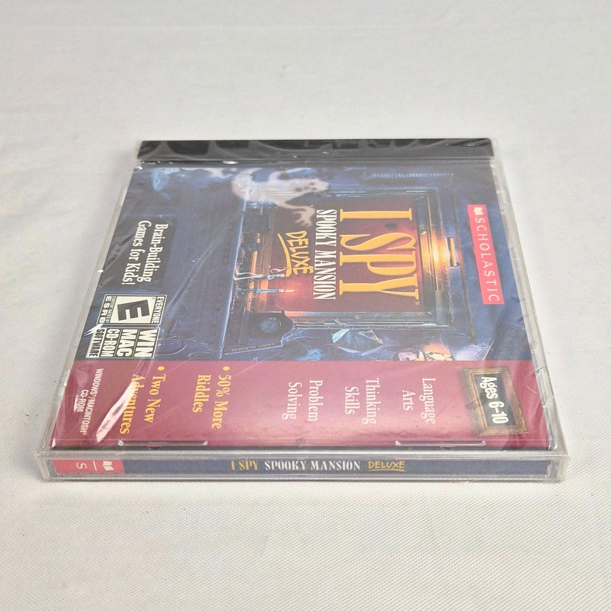 I Spy Spooky Mansion Deluxe PC CD ROM Game New Sealed 2004 Scholastic Win Mac