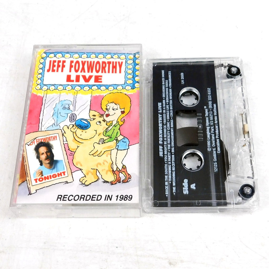 Jeff Foxworthy Live Cassette Tape Recorded In 1989 Tested Laughing Hyena LH2009