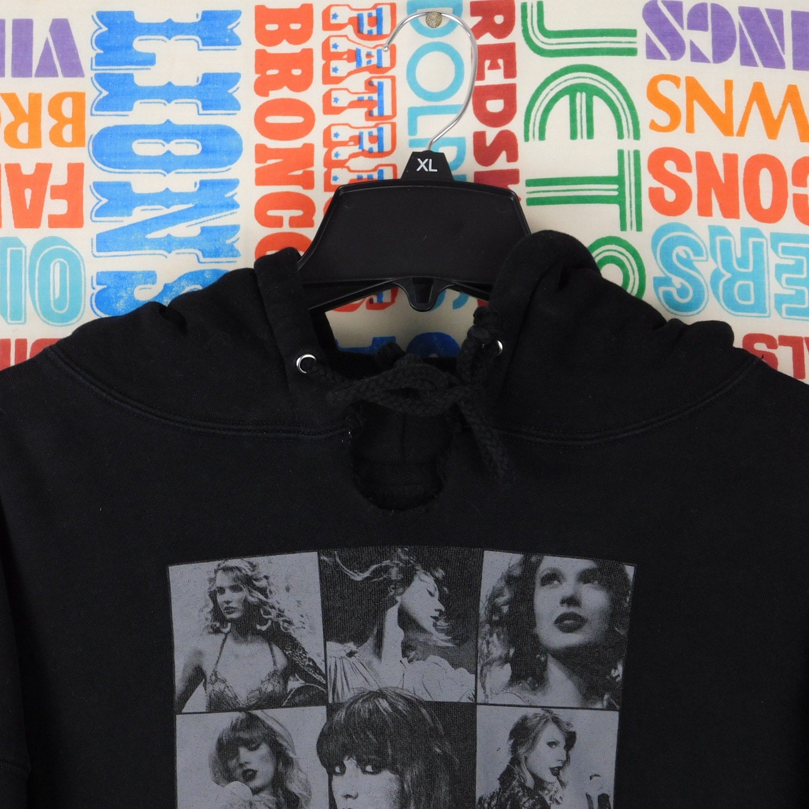 Taylor Swift Eras Tour Pullover Hoodie - Size XL (cut collar)