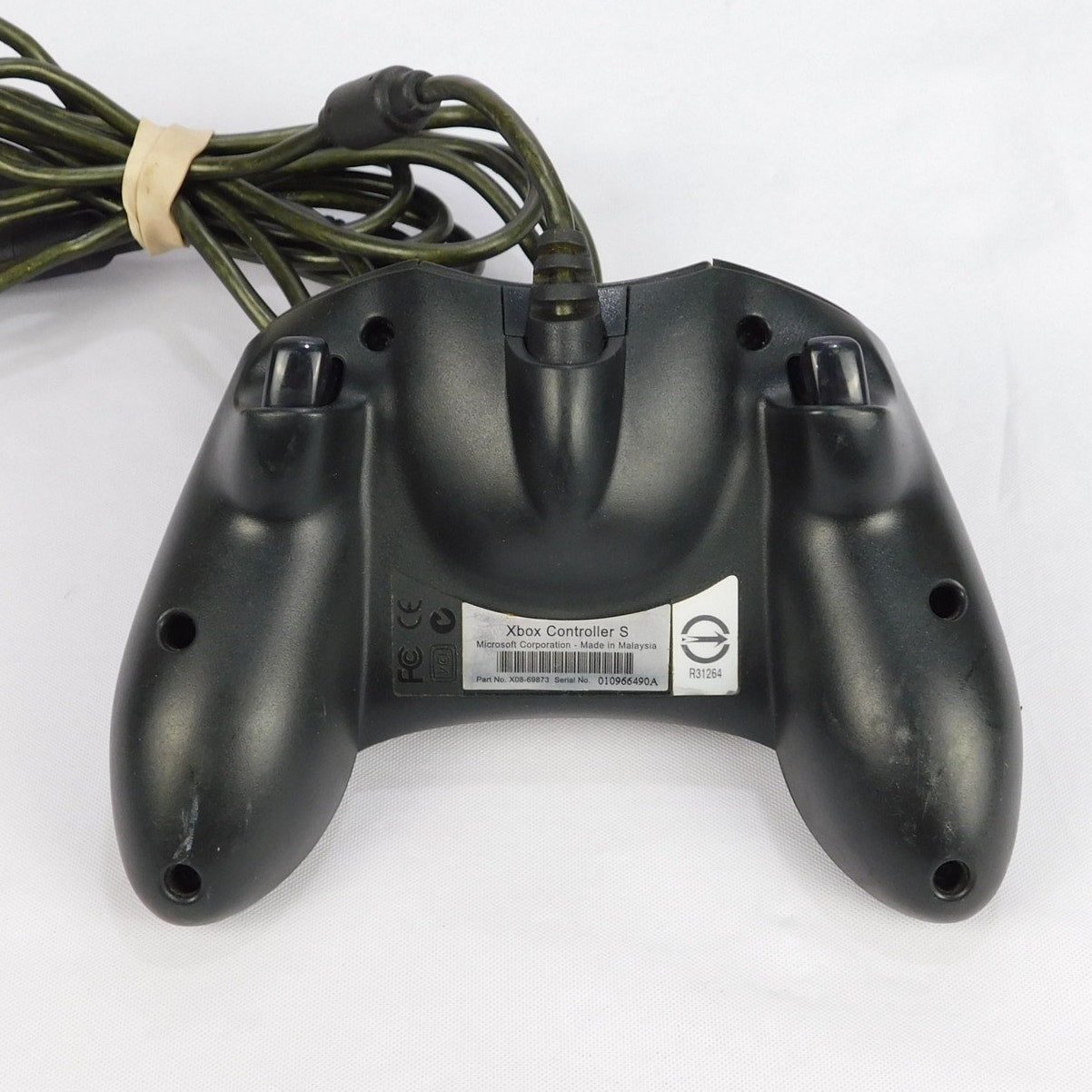 Microsoft Original Xbox Controller S Fully Tested w/ Breakaway Cable X08-69873